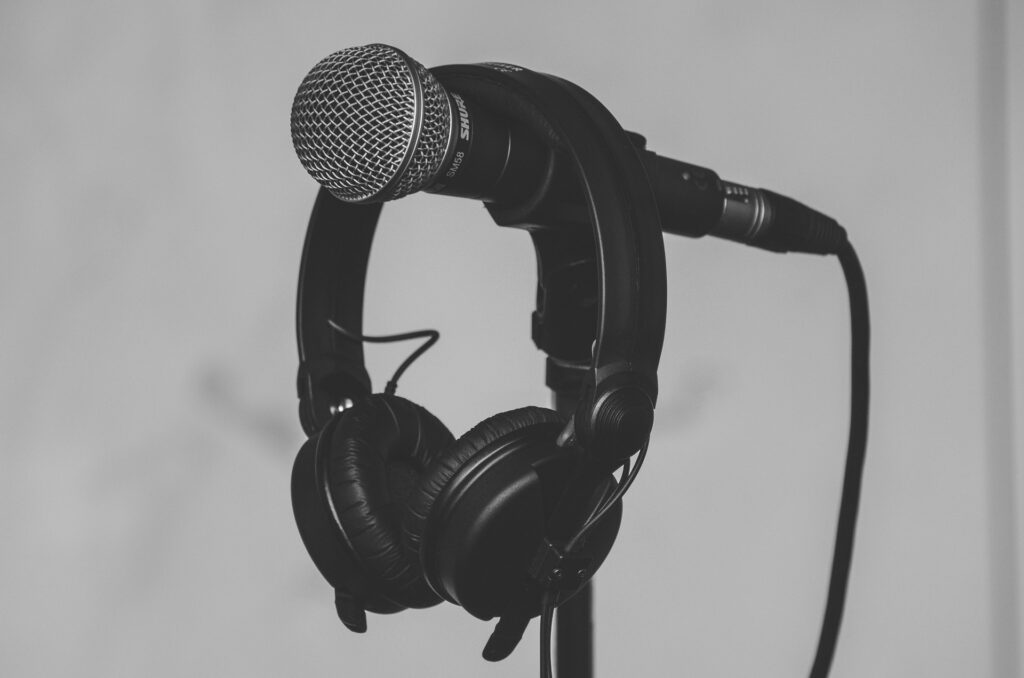 in studio di registrazione